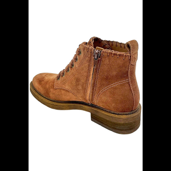 Zodiac Suede Lace-Up Boots Paisley Cognac - Medium - Picture 3 of 3